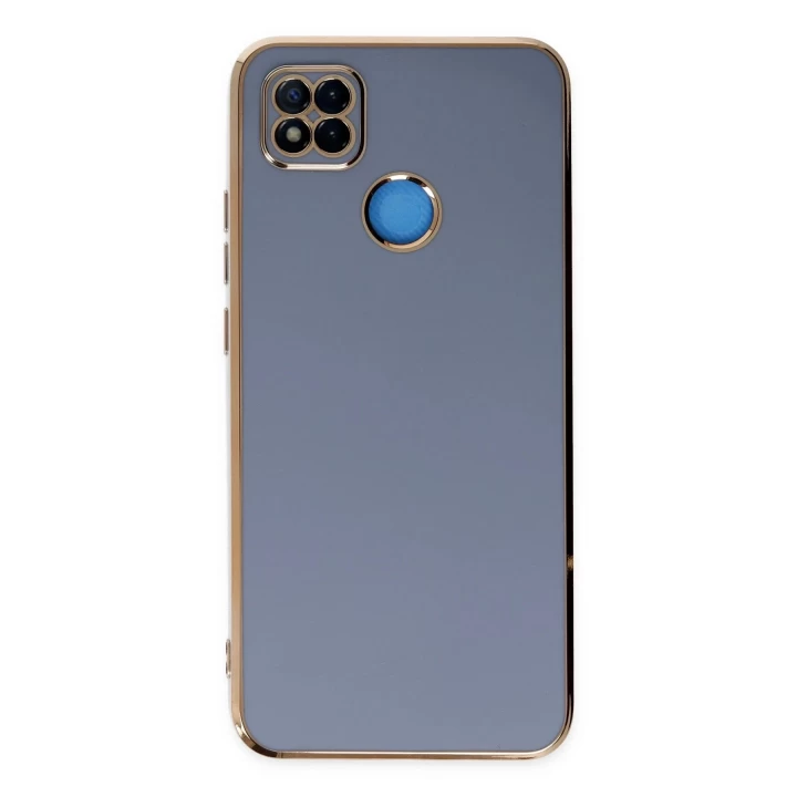 Xiaomi Redmi 9C Kılıf Volet Silikon - Mavi