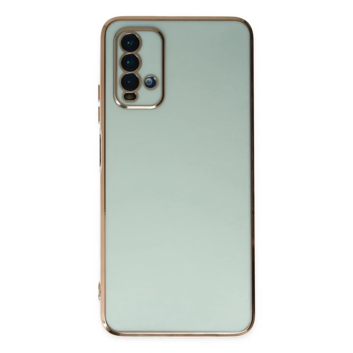 Xiaomi Redmi 9T Kılıf Volet Silikon - Açık Yeşil