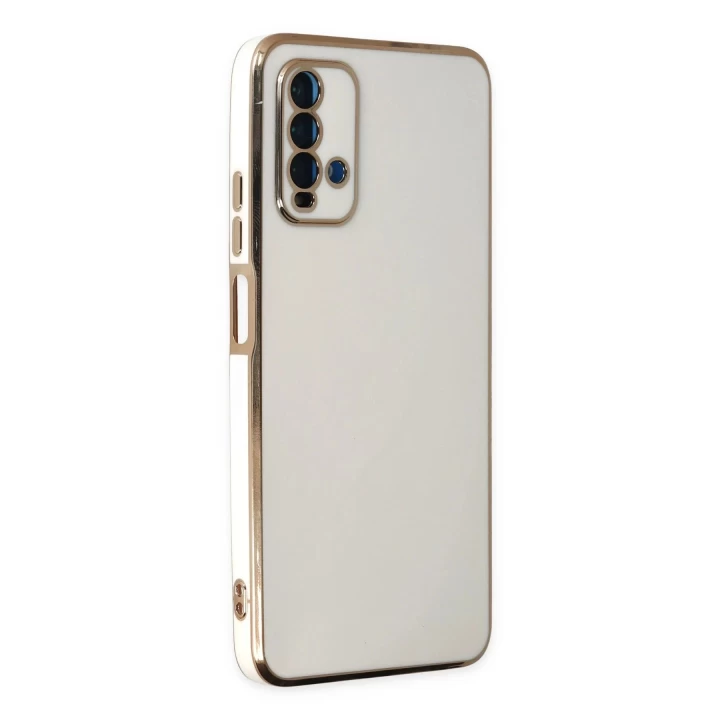 Xiaomi Redmi 9T Kılıf Volet Silikon - Beyaz