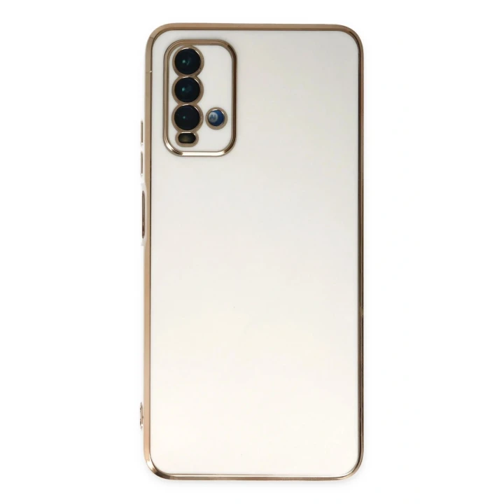 Xiaomi Redmi 9T Kılıf Volet Silikon - Beyaz