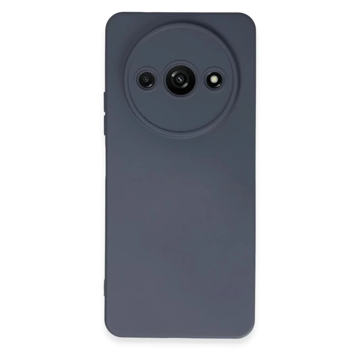 Xiaomi Redmi A3 4G Kılıf Nano içi Kadife Silikon - Gri