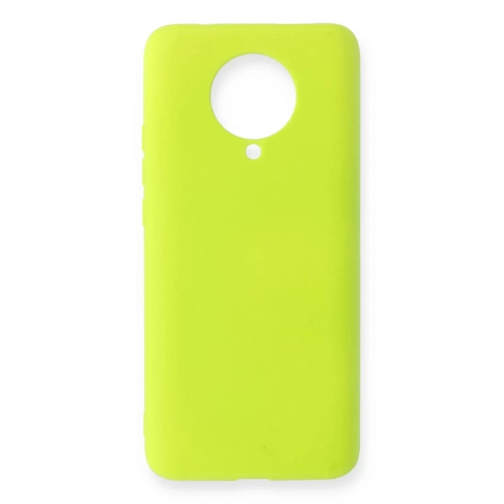 Xiaomi Redmi K30 Pro Kılıf Nano içi Kadife Silikon - Sarı