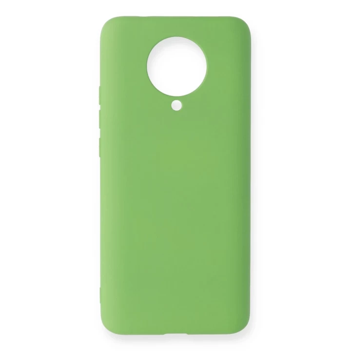 Xiaomi Redmi K30 Pro Kılıf Nano içi Kadife Silikon - Yeşil