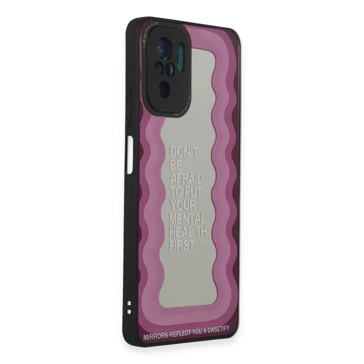 Xiaomi Redmi Note 10 Kılıf Mirror Desenli Kapak - Mirror - 11