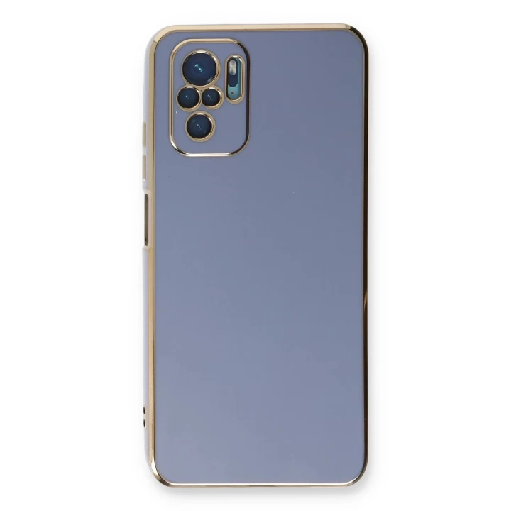 Xiaomi Redmi Note 10 Kılıf Volet Silikon - Mavi