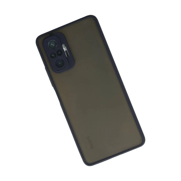 Xiaomi Redmi Note 10 Pro Kılıf Montreal Silikon Kapak - Lacivert