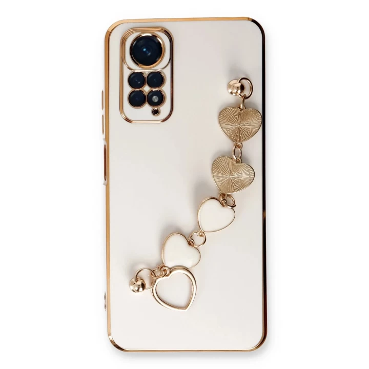 Xiaomi Redmi Note 11 Kılıf Esila Silikon - Beyaz