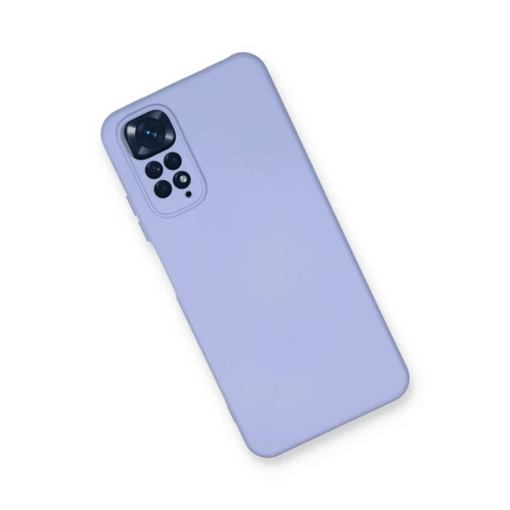 Xiaomi Redmi Note 11 Kılıf Nano içi Kadife Silikon - Lila