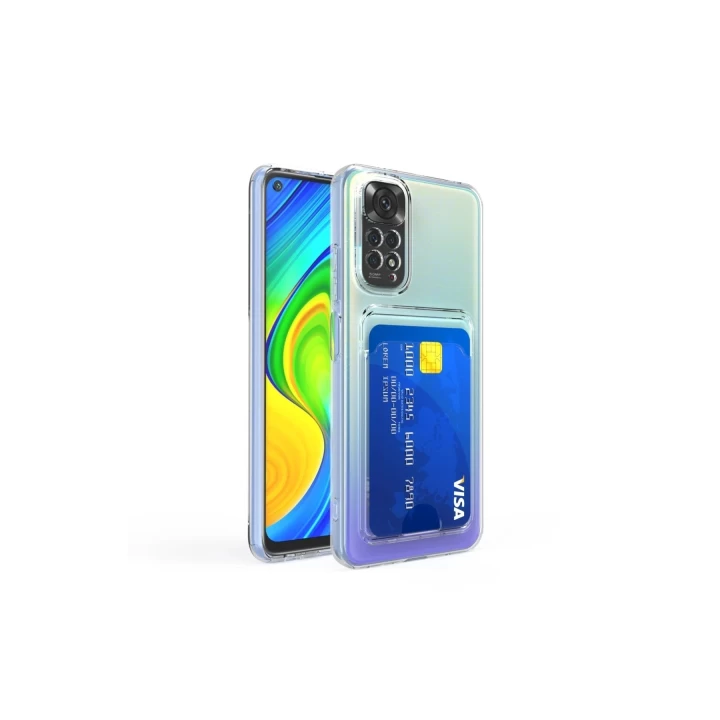 Xiaomi Redmi Note 11 Pro Kılıf Kart Şeffaf Silikon - Şeffaf