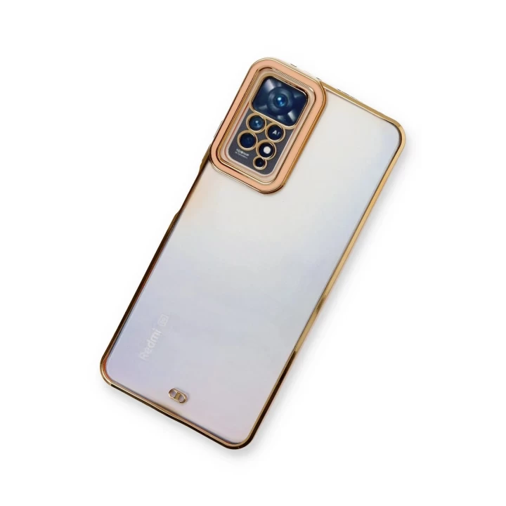 Xiaomi Redmi Note 11 Pro Kılıf Liva Lens Silikon - Rose