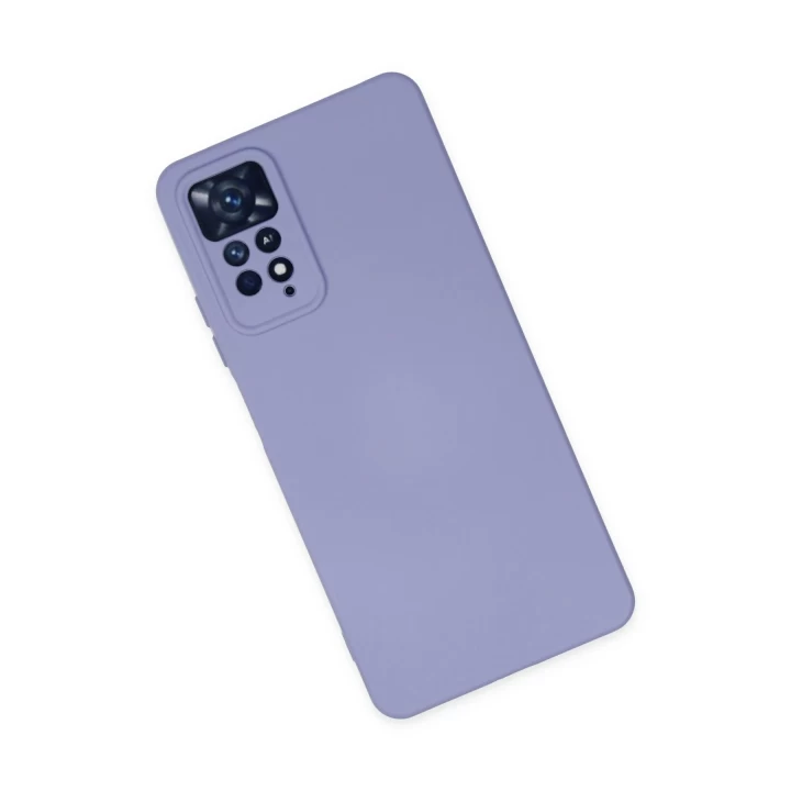 Xiaomi Redmi Note 11 Pro Kılıf Nano içi Kadife Silikon - Lila