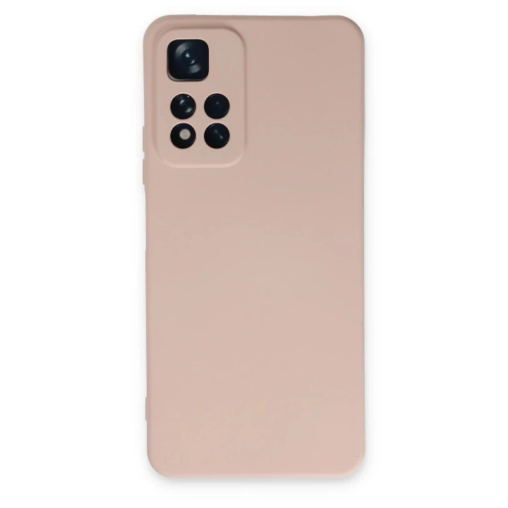 Xiaomi Redmi Note 11 Pro Plus 5G Kılıf Nano içi Kadife Silikon - Pudra