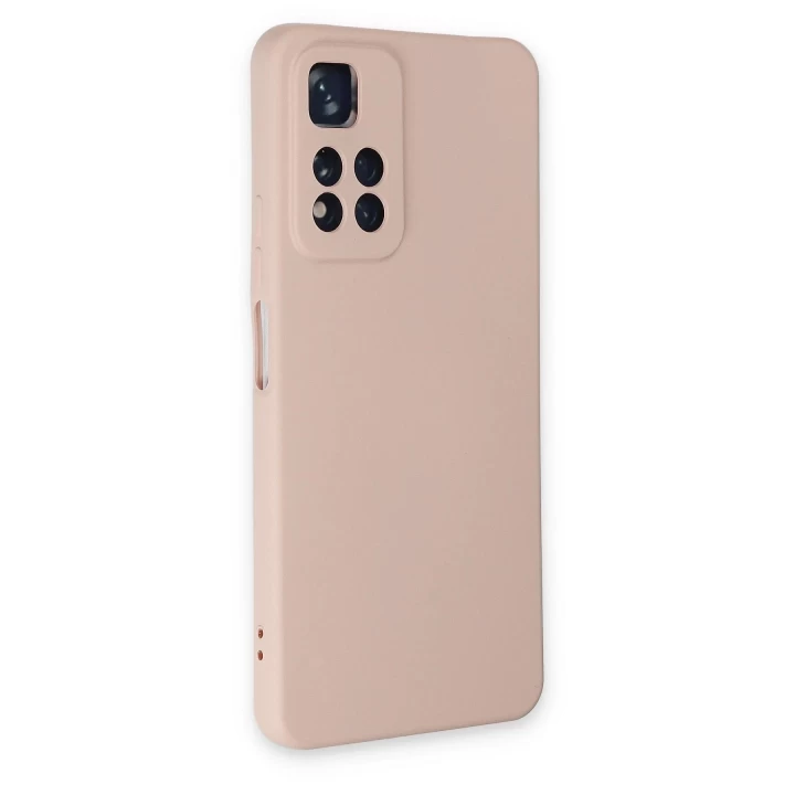 Xiaomi Redmi Note 11 Pro Plus 5G Kılıf Nano içi Kadife Silikon - Pudra