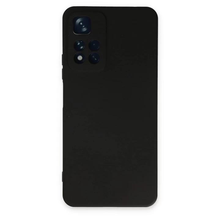 Xiaomi Redmi Note 11 Pro Plus 5G Kılıf Nano içi Kadife Silikon - Siyah