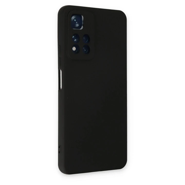 Xiaomi Redmi Note 11 Pro Plus 5G Kılıf Nano içi Kadife Silikon - Siyah