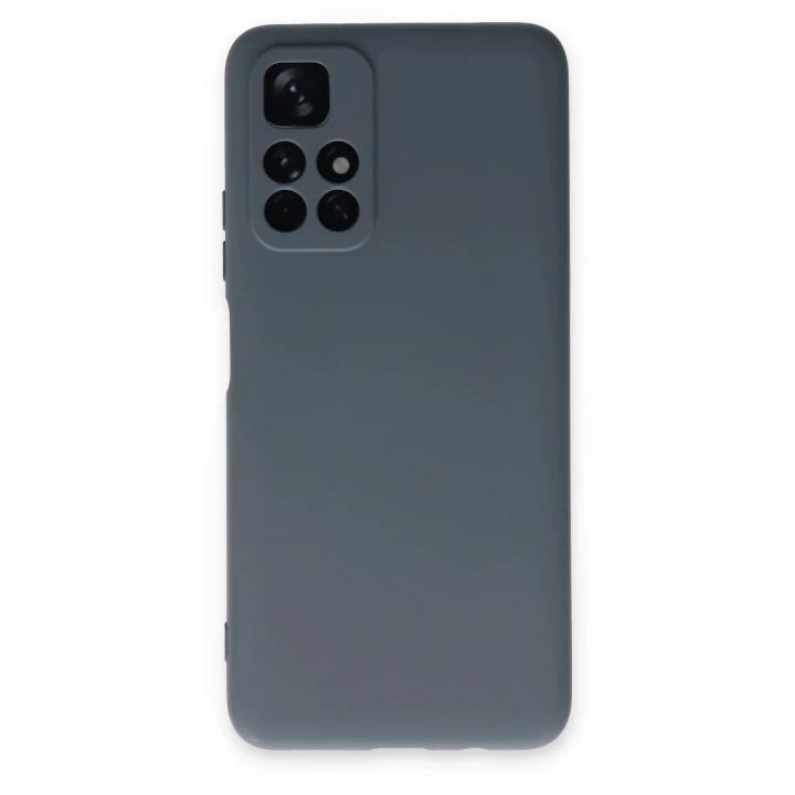 Xiaomi Redmi Note 11T Kılıf Nano içi Kadife Silikon - Gri