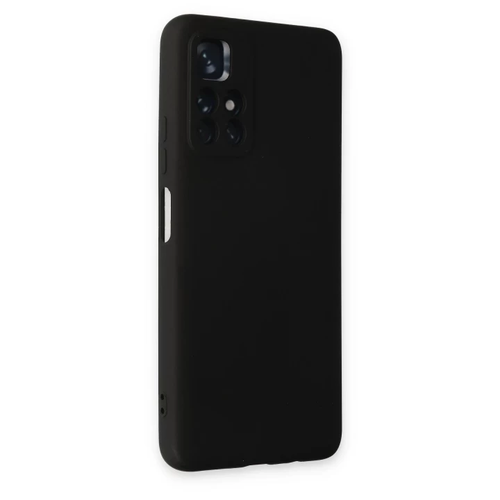 Xiaomi Redmi Note 11T Kılıf Nano içi Kadife Silikon - Siyah