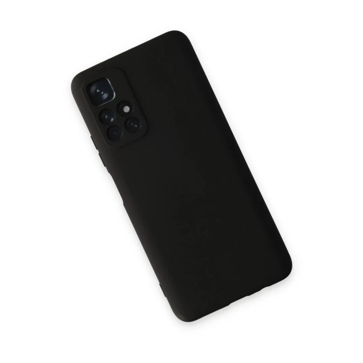 Xiaomi Redmi Note 11T Kılıf Nano içi Kadife Silikon - Siyah