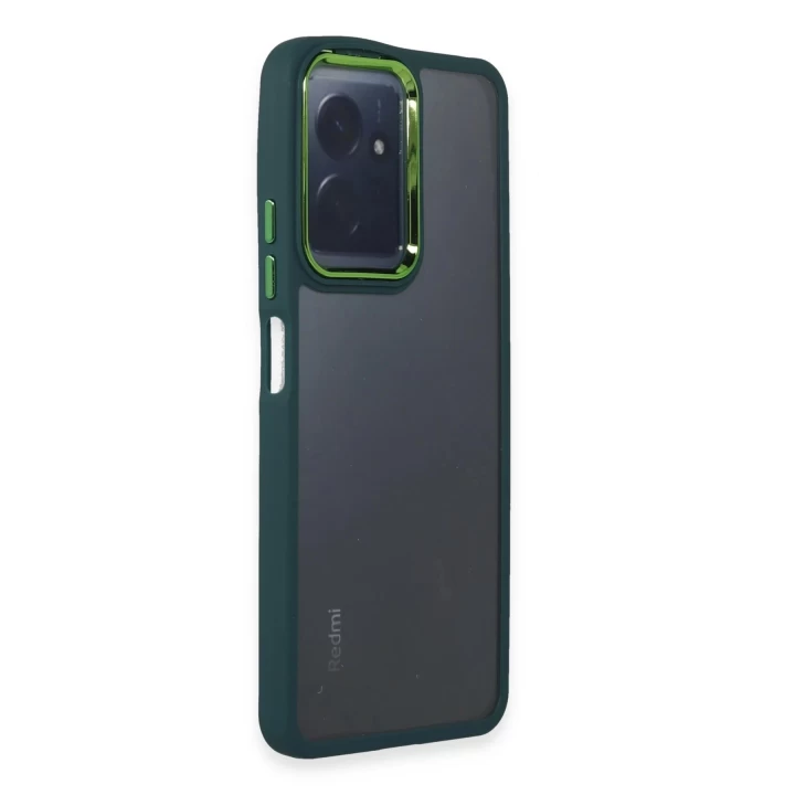 Xiaomi Redmi Note 12 4G Kılıf Dora Kapak - Haki Yeşil
