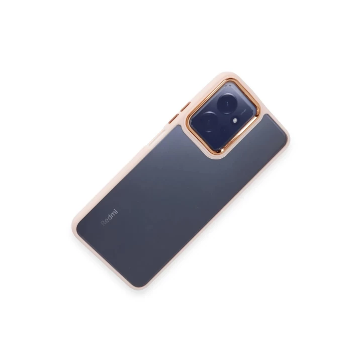 Xiaomi Redmi Note 12 4G Kılıf Dora Kapak - Pudra