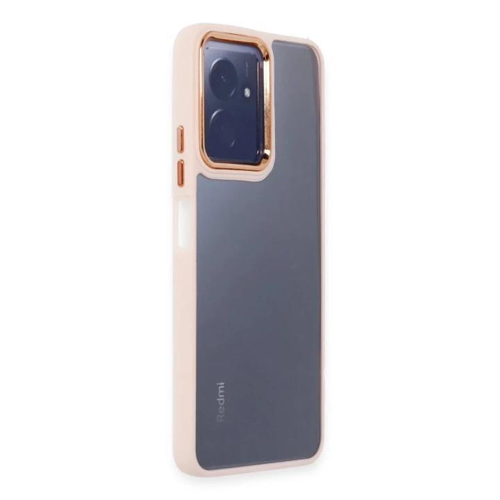 Xiaomi Redmi Note 12 4G Kılıf Dora Kapak - Pudra