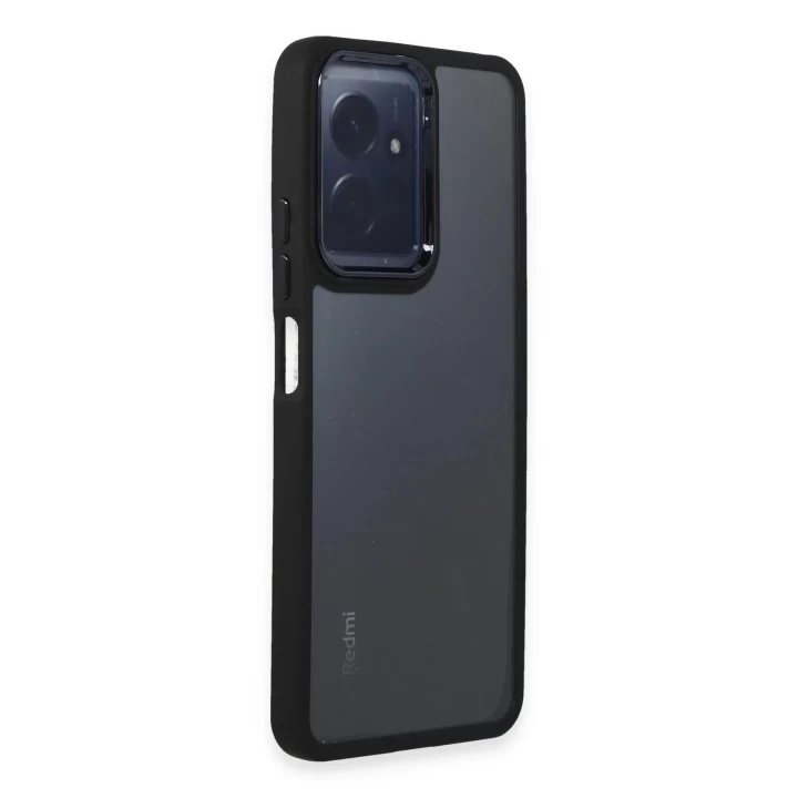 Xiaomi Redmi Note 12 4G Kılıf Dora Kapak - Siyah
