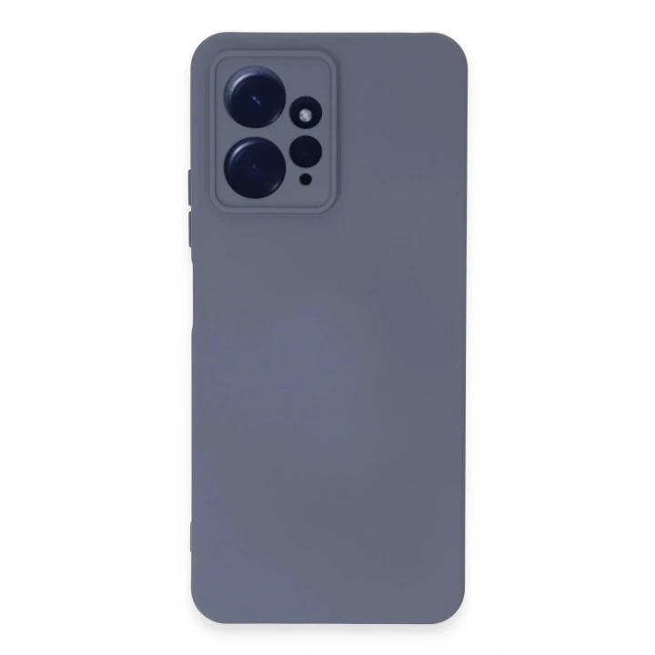 Xiaomi Redmi Note 12 4G Kılıf Nano içi Kadife Silikon - Gri