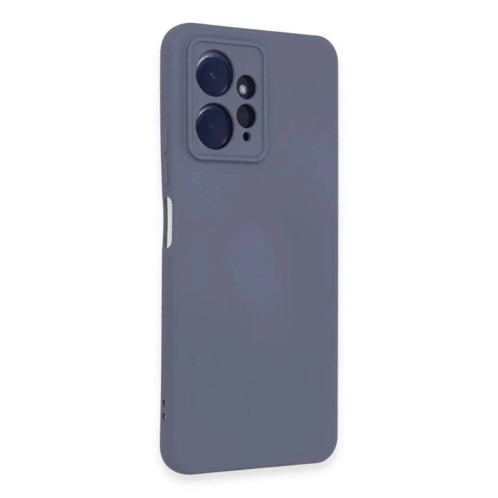Xiaomi Redmi Note 12 4G Kılıf Nano içi Kadife Silikon - Gri