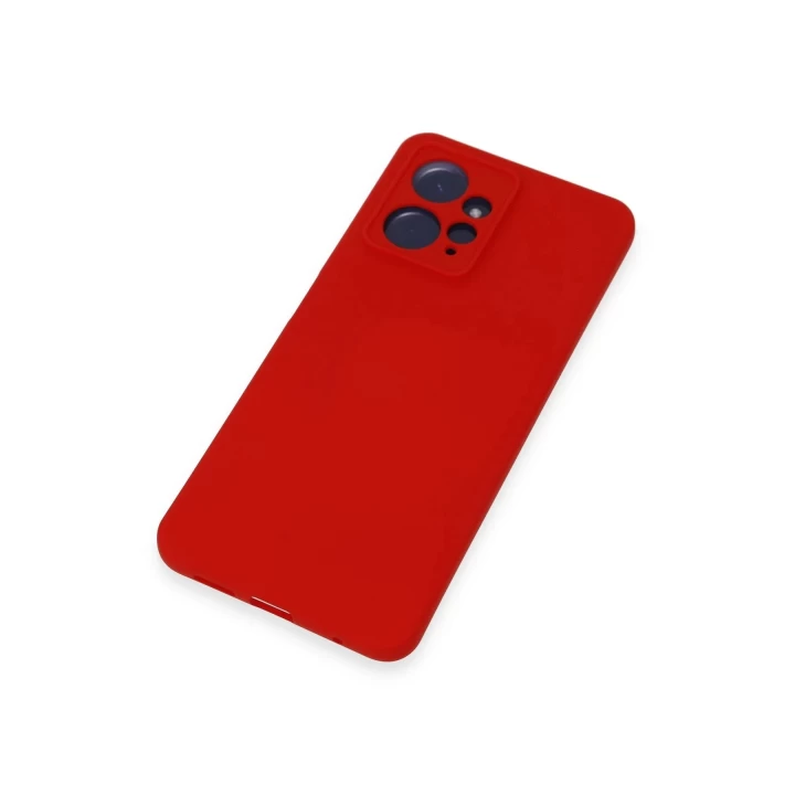 Xiaomi Redmi Note 12 4G Kılıf Nano içi Kadife Silikon - Kırmızı