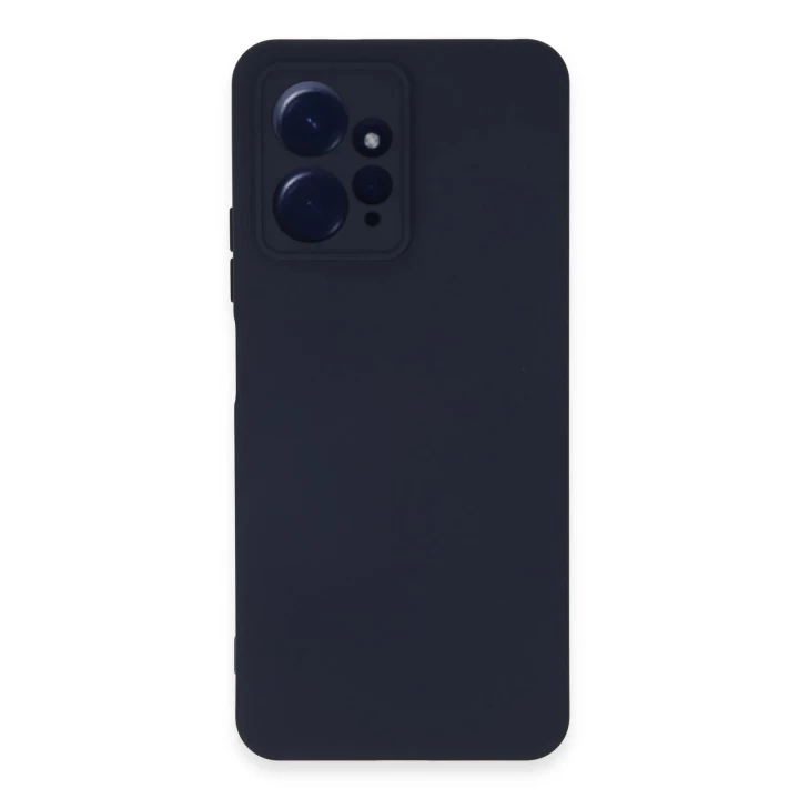 Xiaomi Redmi Note 12 4G Kılıf Nano içi Kadife Silikon - Lacivert