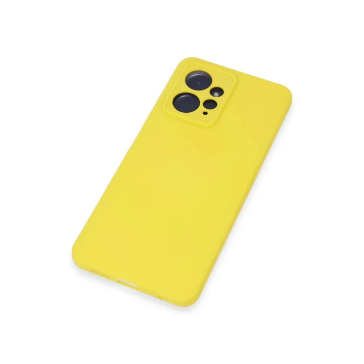 Xiaomi Redmi Note 12 4G Kılıf Nano içi Kadife Silikon - Sarı