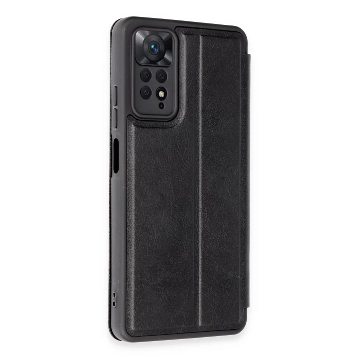 Xiaomi Redmi Note 12 Pro 4G Kılıf Flip Cover - Siyah