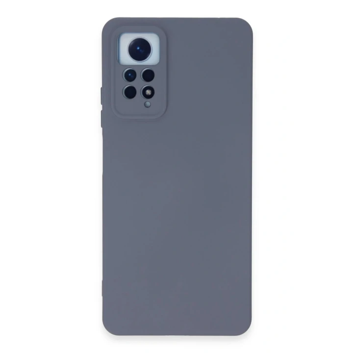 Xiaomi Redmi Note 12 Pro 4G Kılıf Nano içi Kadife Silikon - Gri