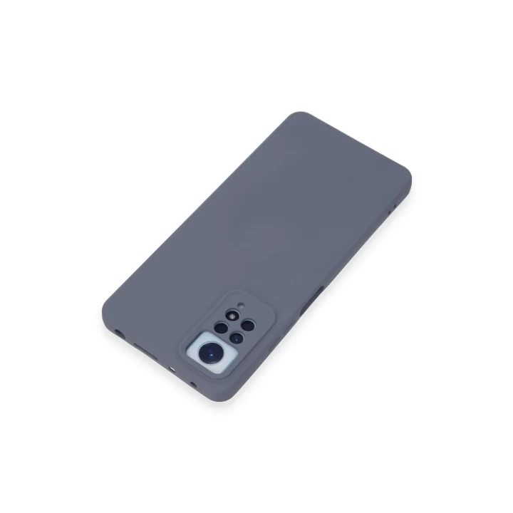 Xiaomi Redmi Note 12 Pro 4G Kılıf Nano içi Kadife Silikon - Gri