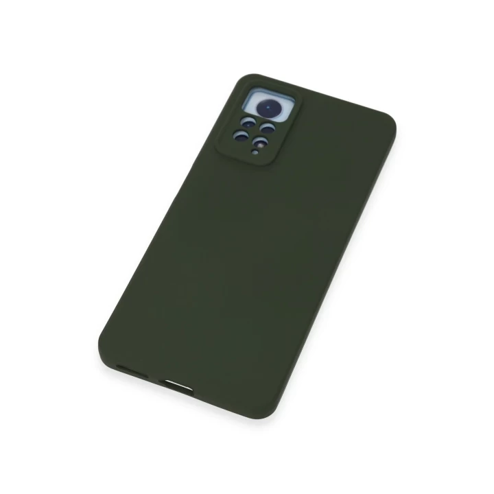Xiaomi Redmi Note 12 Pro 4G Kılıf Nano içi Kadife Silikon - Koyu Yeşil