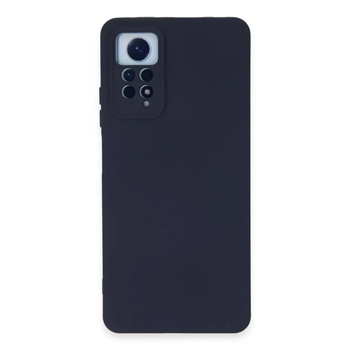Xiaomi Redmi Note 12 Pro 4G Kılıf Nano içi Kadife Silikon - Lacivert