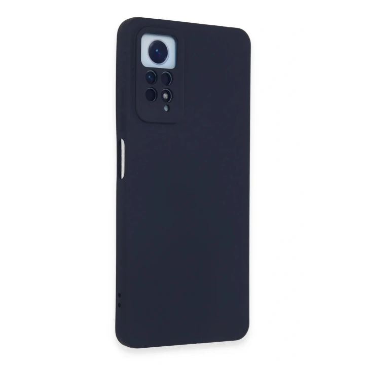 Xiaomi Redmi Note 12 Pro 4G Kılıf Nano içi Kadife Silikon - Lacivert