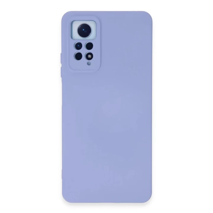 Xiaomi Redmi Note 12 Pro 4G Kılıf Nano içi Kadife Silikon - Lila