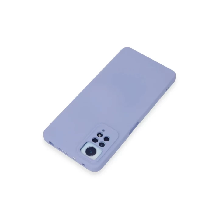 Xiaomi Redmi Note 12 Pro 4G Kılıf Nano içi Kadife Silikon - Lila