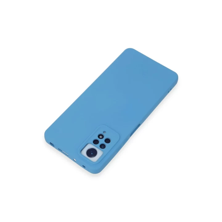 Xiaomi Redmi Note 12 Pro 4G Kılıf Nano içi Kadife Silikon - Mavi