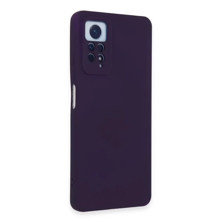 Xiaomi Redmi Note 12 Pro 4G Kılıf Nano içi Kadife Silikon - Mor