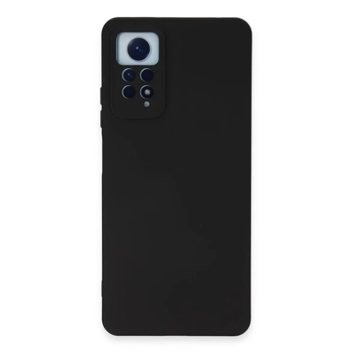 Xiaomi Redmi Note 12 Pro 4G Kılıf Nano içi Kadife Silikon - Siyah