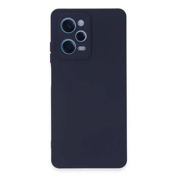 Xiaomi Redmi Note 12 Pro 5G Kılıf Nano içi Kadife Silikon - Lacivert