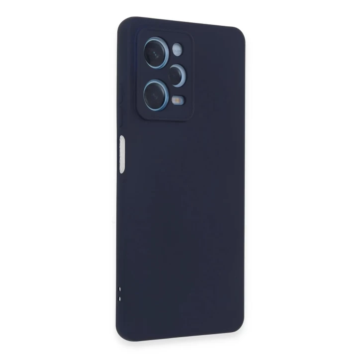 Xiaomi Redmi Note 12 Pro 5G Kılıf Nano içi Kadife Silikon - Lacivert