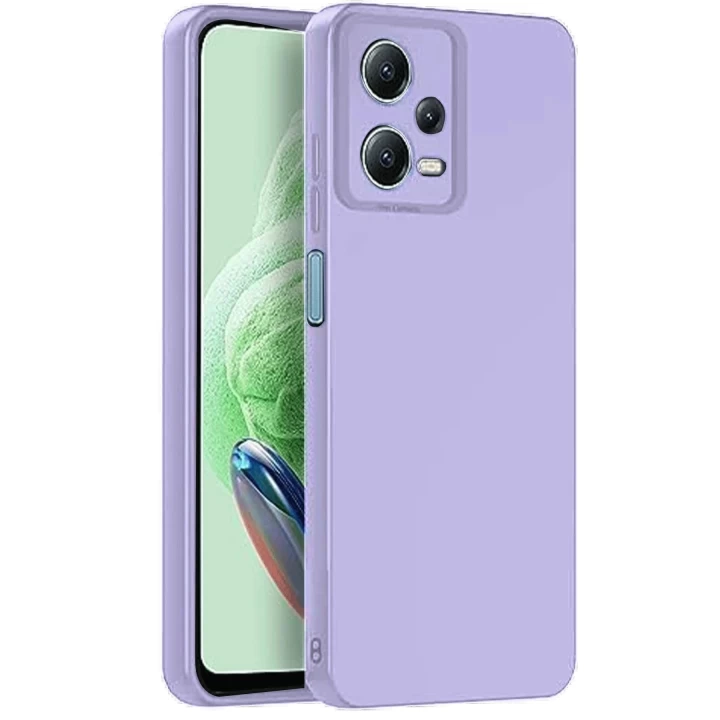 Xiaomi Redmi Note 12 Pro 5G Kılıf Nano içi Kadife Silikon - Lila