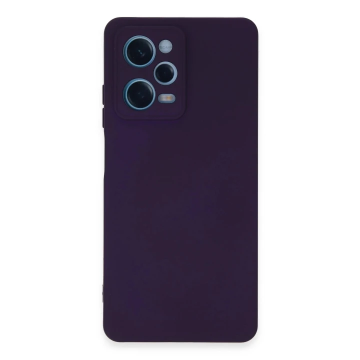 Xiaomi Redmi Note 12 Pro 5G Kılıf Nano içi Kadife Silikon - Mor
