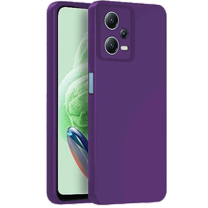 Xiaomi Redmi Note 12 Pro 5G Kılıf Nano içi Kadife Silikon - Mor