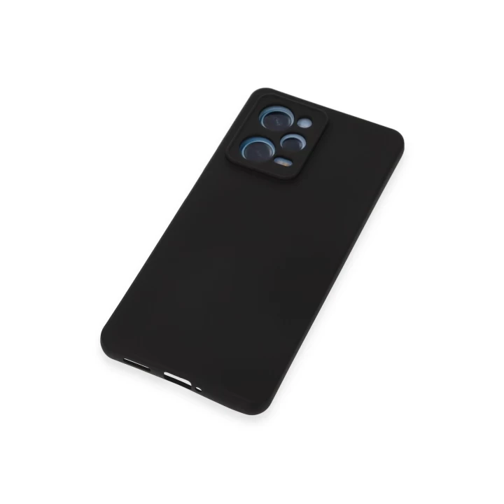 Xiaomi Redmi Note 12 Pro 5G Kılıf Nano içi Kadife Silikon - Siyah