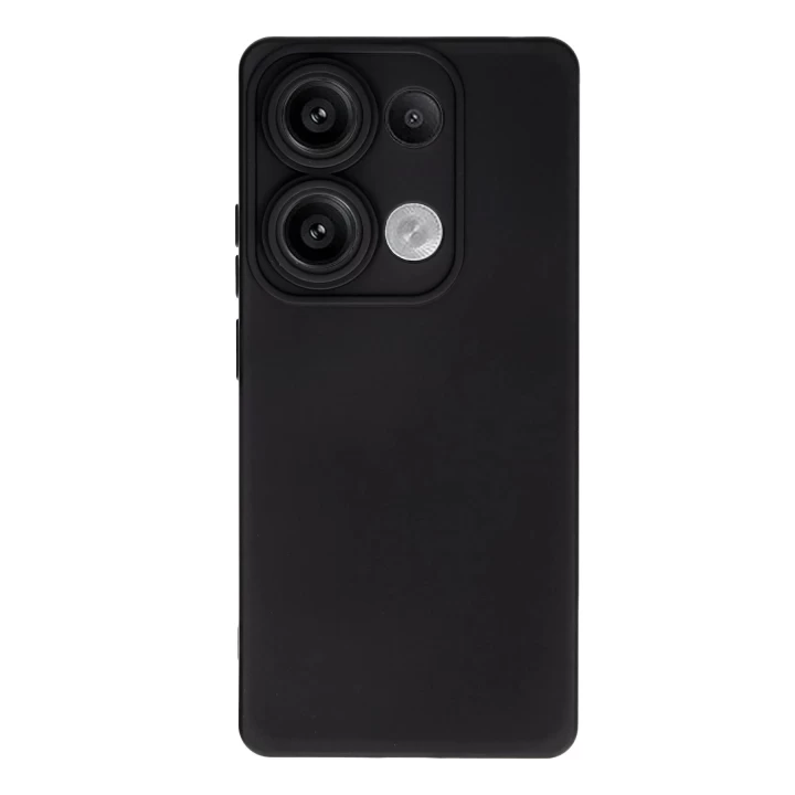 Xiaomi Redmi Note 13 4G Kılıf Nano içi Kadife Silikon - Siyah