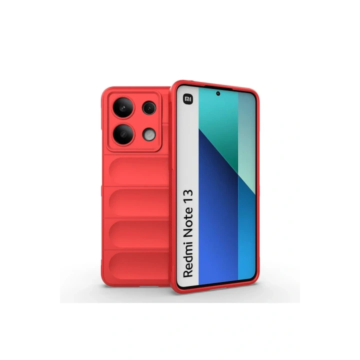 Xiaomi Redmi Note 13 4G Kılıf Optimum Silikon - Kırmızı